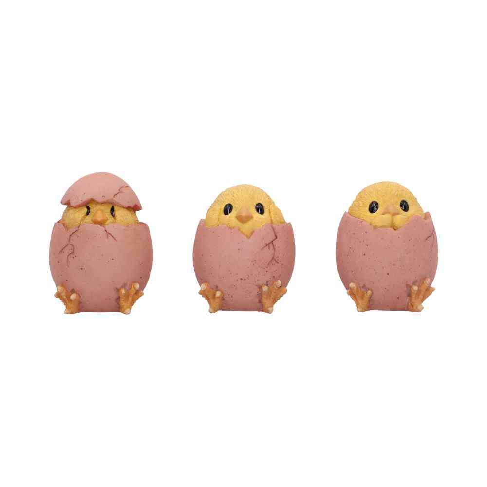 Nemesis Now - Three Wise Chicks Dekorative Figur - Mehrfarben